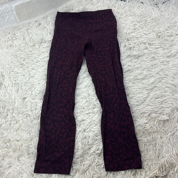 Lululemon Align Crop *21" Formation Camo Dark Adobe Multi - Picture 1 of 5